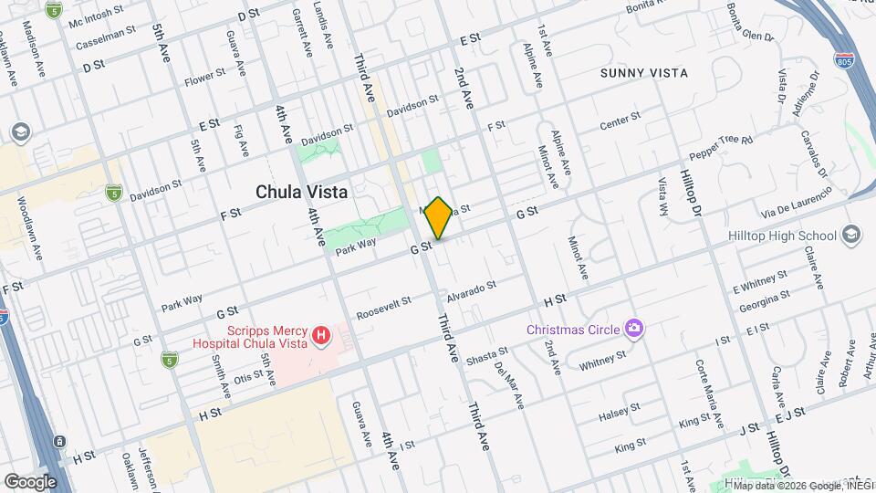 402 Church Ave Map and Location Details