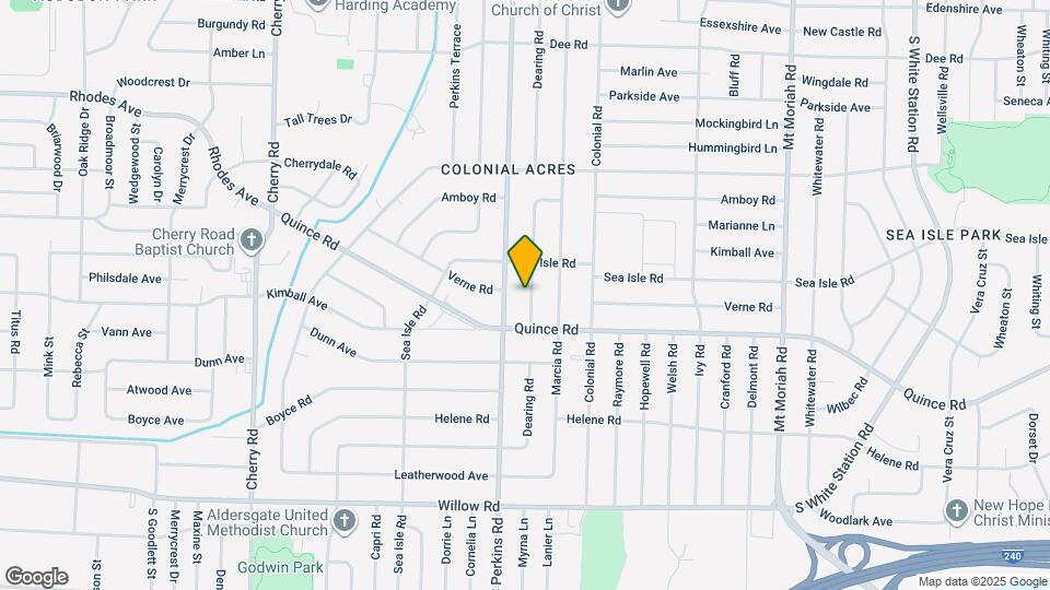 1433 Dearing Rd Map and Location Details