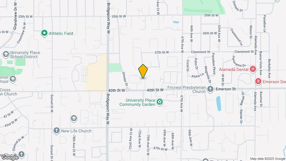 7117 40th St W Map and Location Details