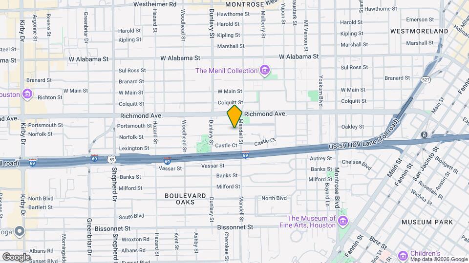 1610 Norfolk St Map and Location Details