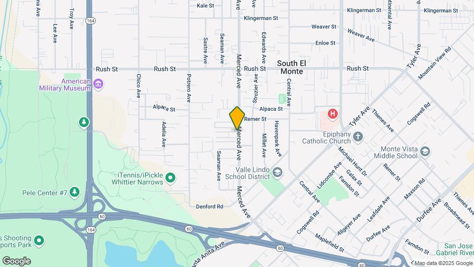 El Monte Mobile Air Mapa y Detalles de la Ubicación