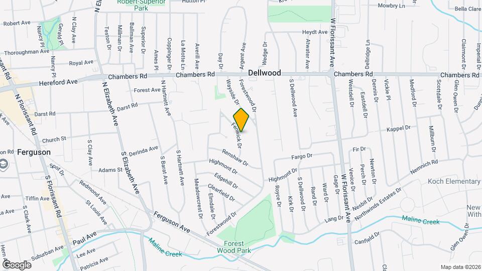 104 Fenwick Dr Map and Location Details