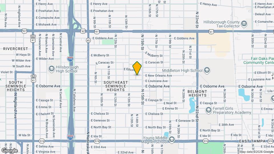 4905 N 14th St Map and Location Details