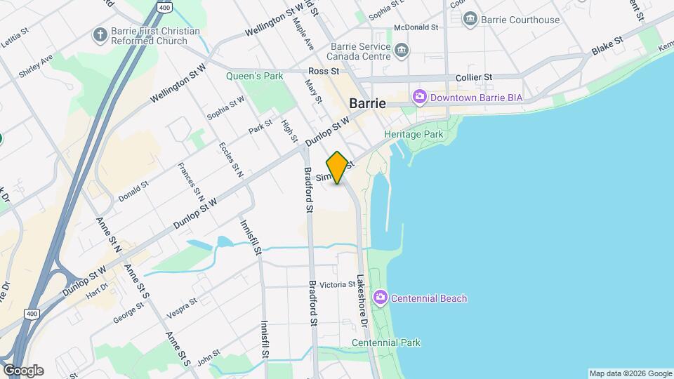 6 Toronto St Map and Location Details