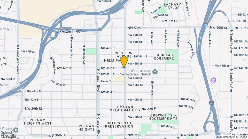 4417 N Western Ave Mapa y Detalles de la Ubicación