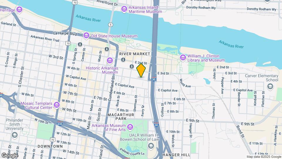 612 E 4th St Map and Location Details