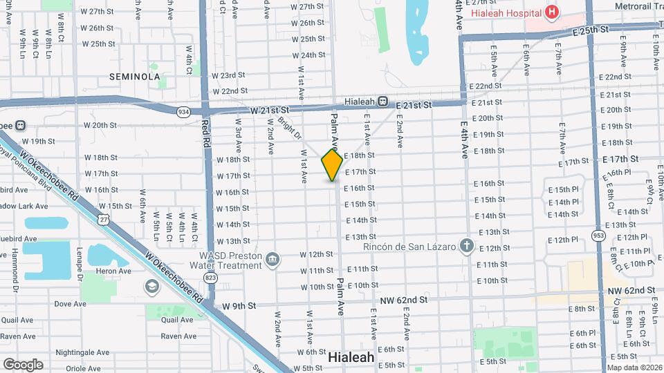 9 W 16th St Map and Location Details