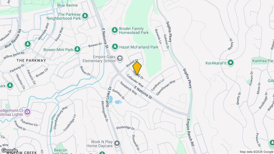 1073 Huntly Dr Map and Location Details