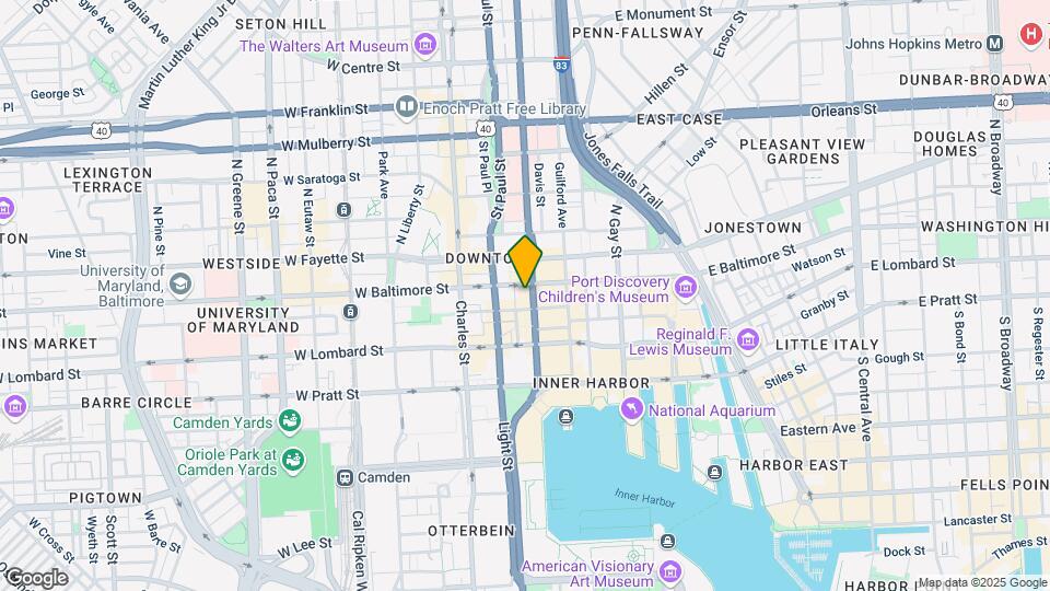 6 S Calvert St Map and Location Details