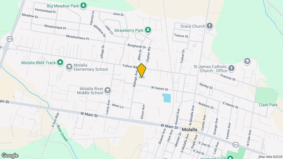 615 W Heintz St Map and Location Details