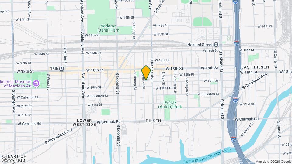 1847 S Allport St Map and Location Details