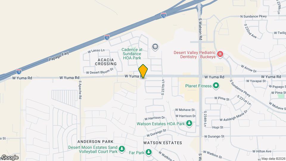 1268 S 238th Ln Map and Location Details