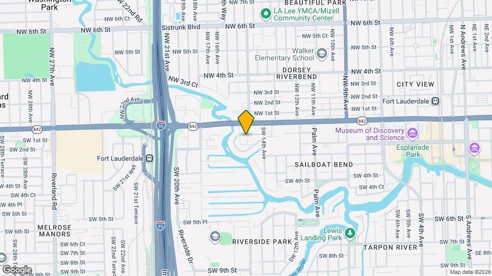 1504 SW 1st St Map and Location Details