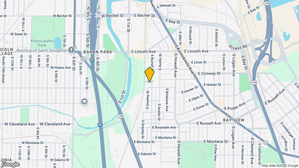 2467 S Burrell St 6 unit Map and Location Details