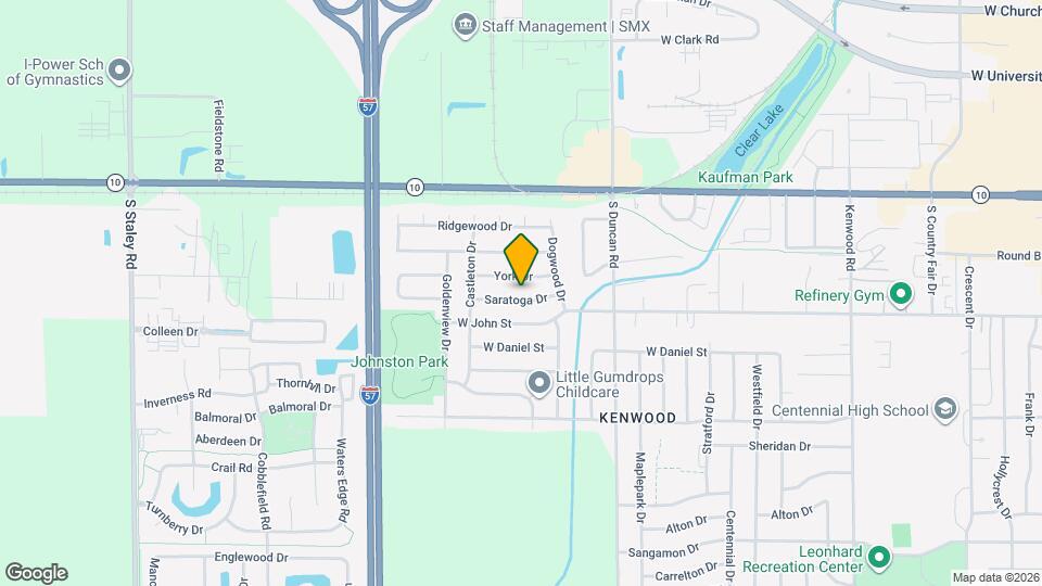 3202 Saratoga Dr Map and Location Details