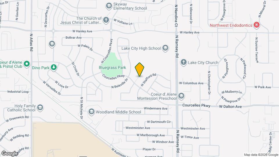 5812 N Toulon Dr Map and Location Details