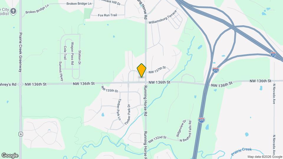13617 Oak Valley Dr Map and Location Details