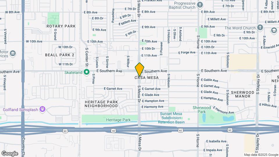 Casa Mesa Estates Map and Location Details