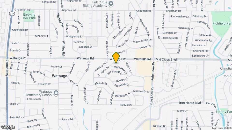 6321 Macarthur Dr Map and Location Details