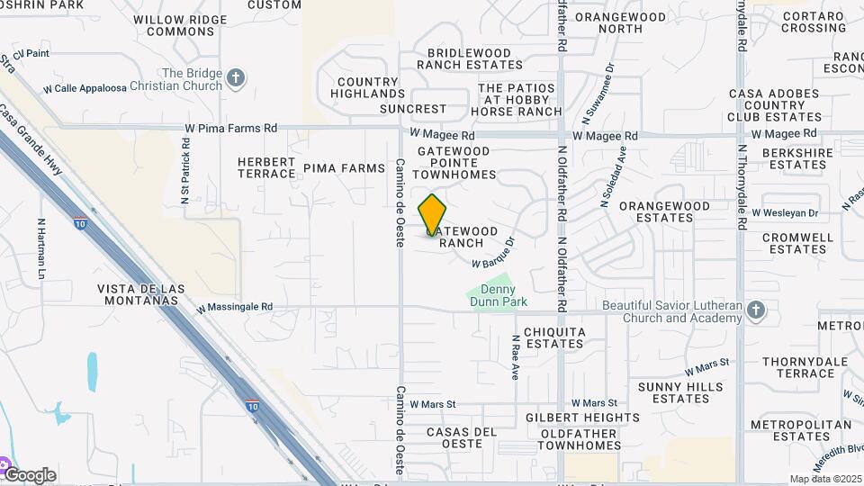 4531 W Dunn Pl Map and Location Details