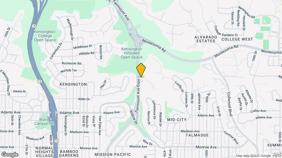 Talmadge Canyon Park Map and Location Details