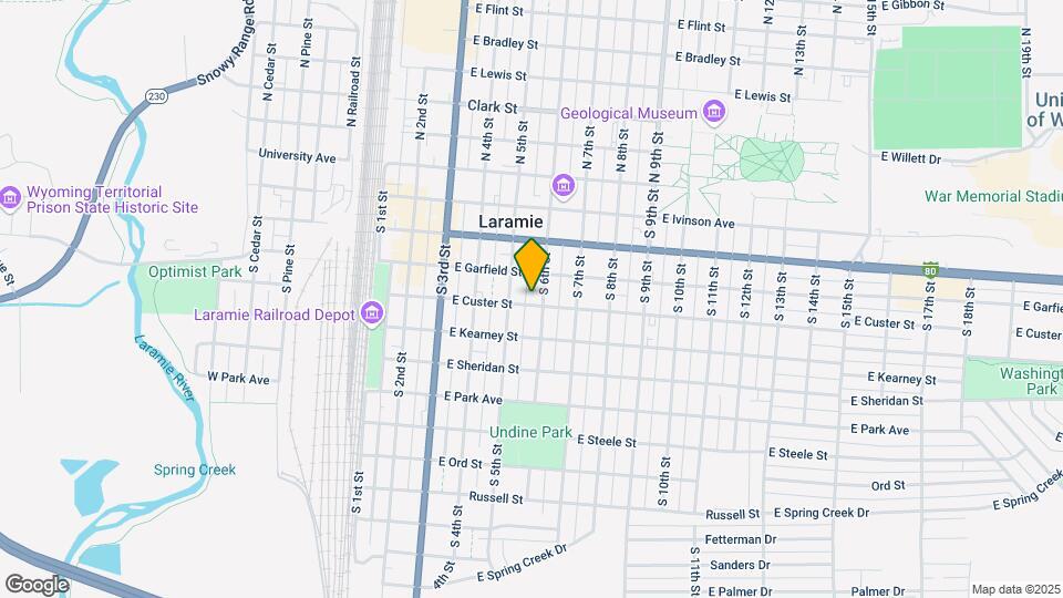 517 E Custer St Map and Location Details