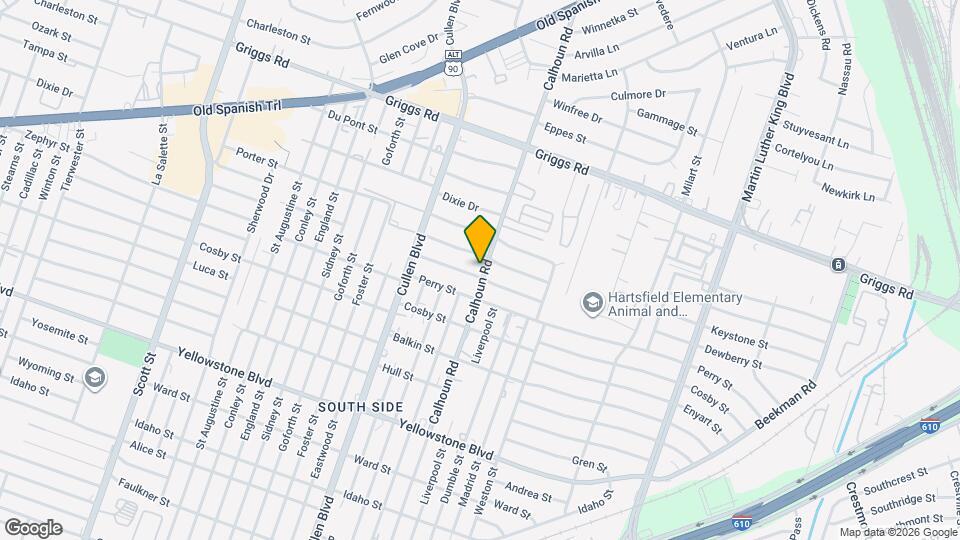 4529 Dewberry St Map and Location Details