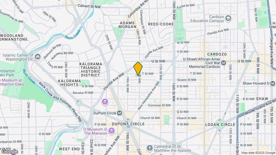 1832 18th St NW Map and Location Details