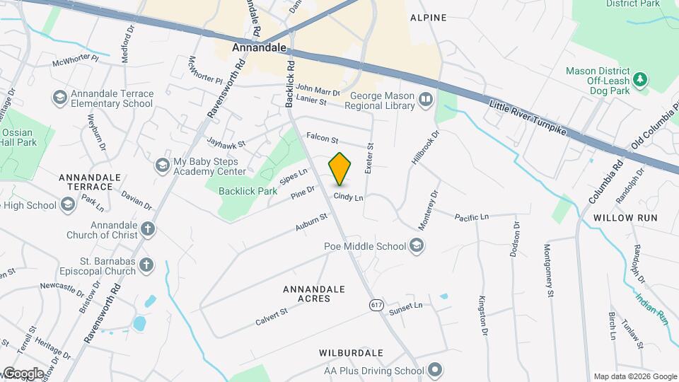 7110 Cindy Ln Map and Location Details