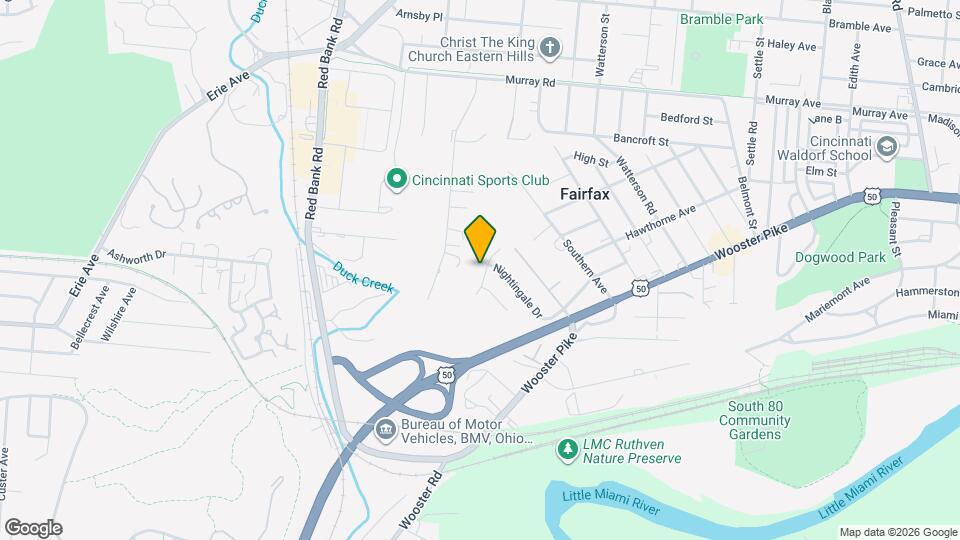 5754 Nightingale Ct Map and Location Details