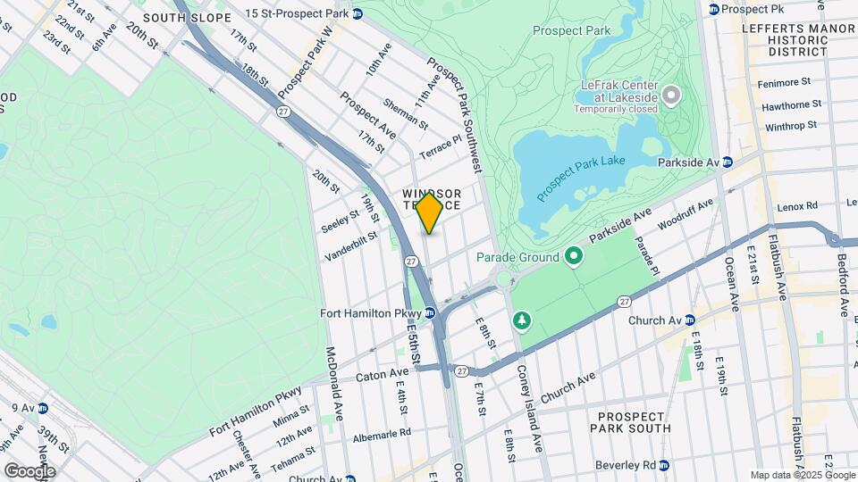1261 Prospect Ave Map and Location Details