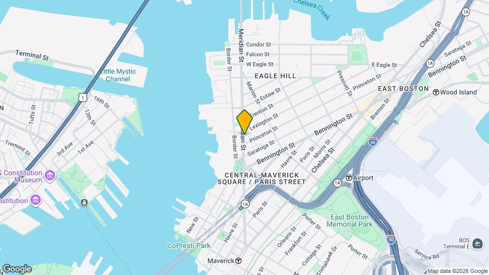 289 Meridian St, Unit #2 Mapa y Detalles de la Ubicación