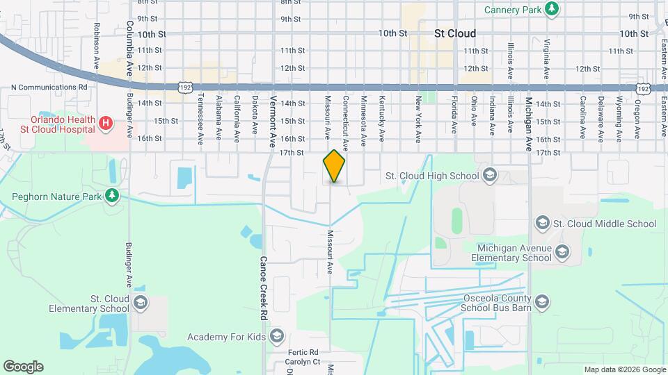 1801 Missouri Ave Mapa y Detalles de la Ubicación