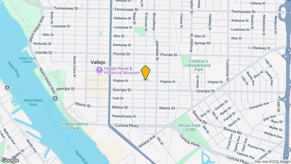 629 El Dorado St Map and Location Details