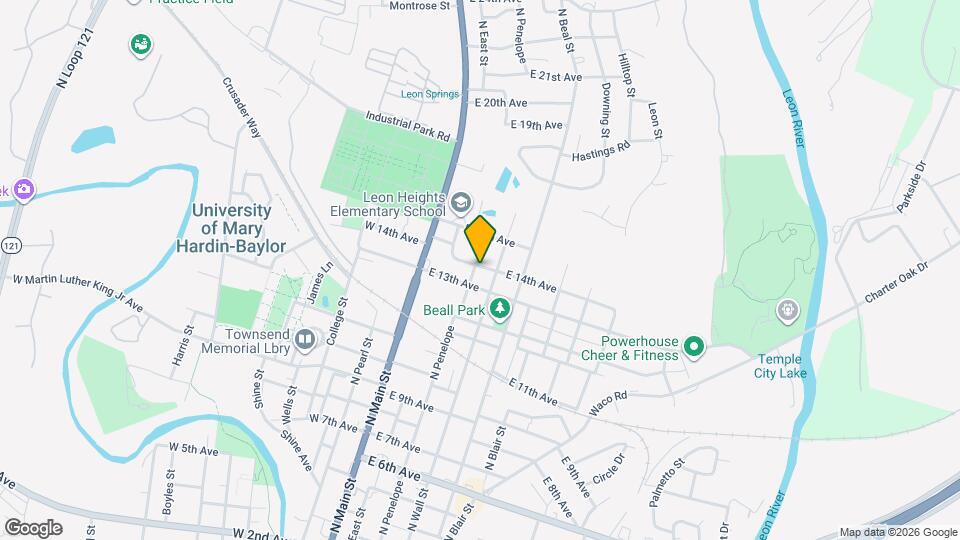 1319 N Penelope St Map and Location Details