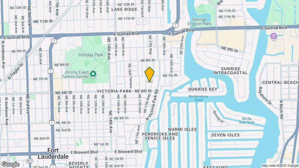 623 NE 17th Way Map and Location Details