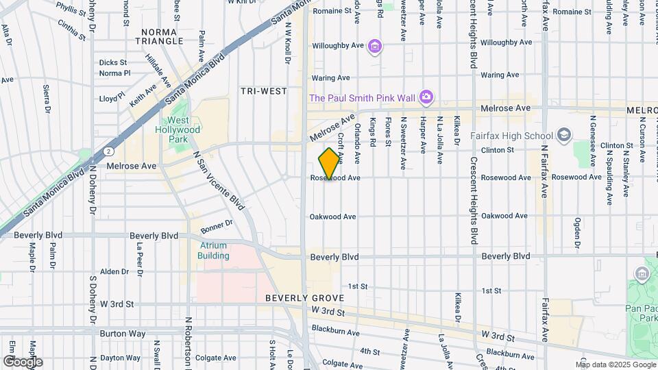 458 N Alfred St Map and Location Details