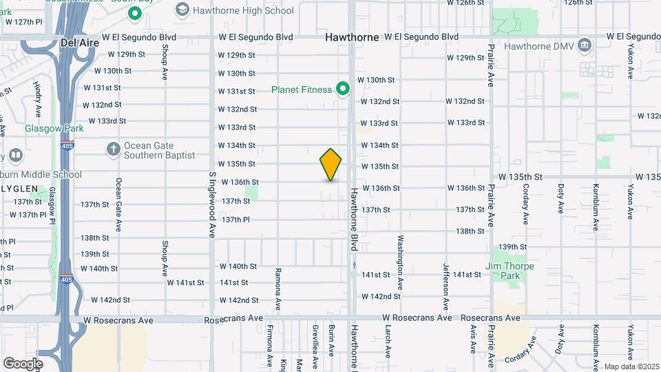 4446 W 136th St Map and Location Details