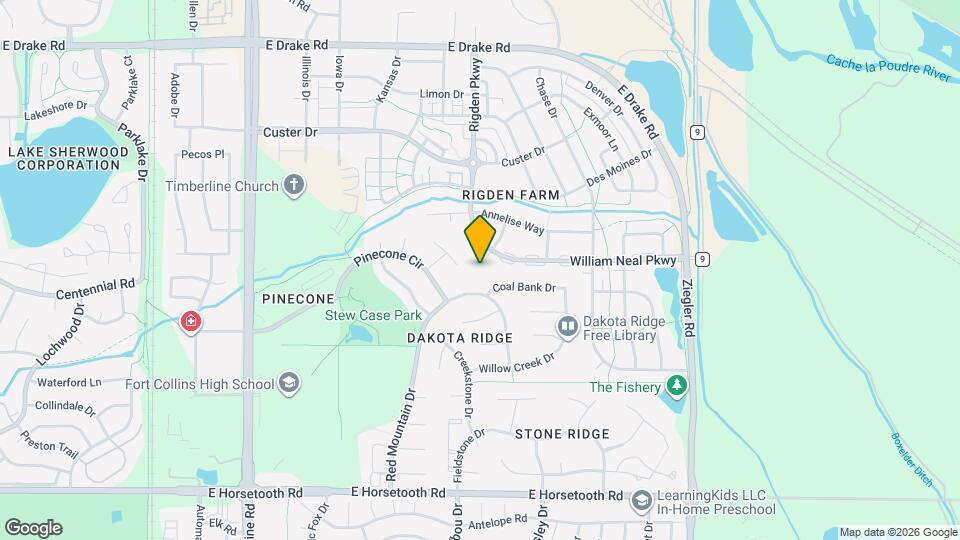 3032 Hackney Ln Map and Location Details