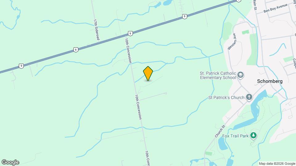 6215 17th Sideroad Map and Location Details