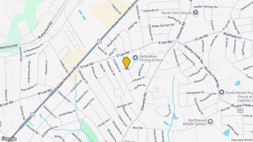 102 Tiffany Dr Map and Location Details