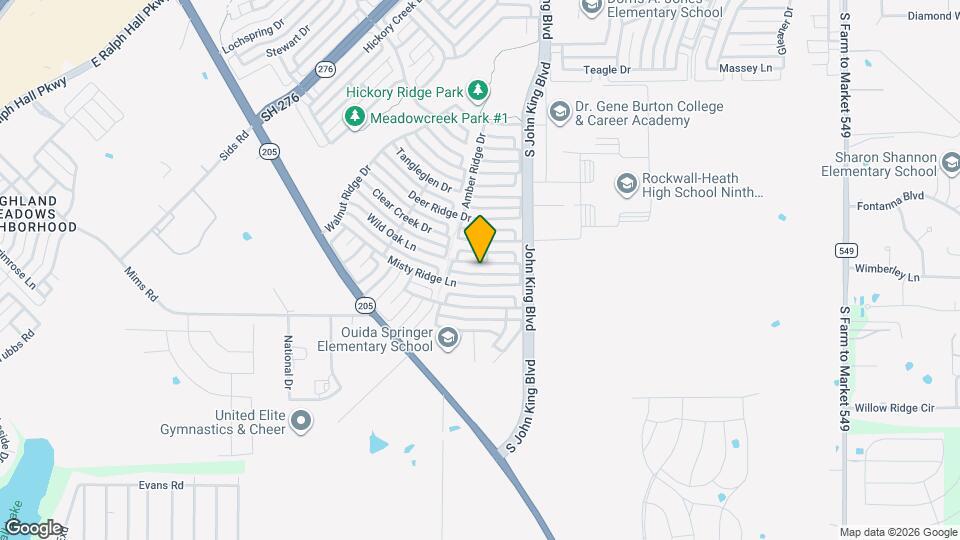 3041 Dusty Ridge Dr Map and Location Details