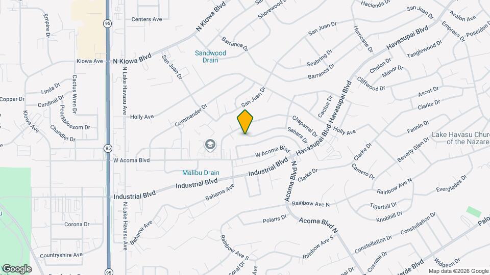 2070 Sahara Dr, Unit 4 Map and Location Details