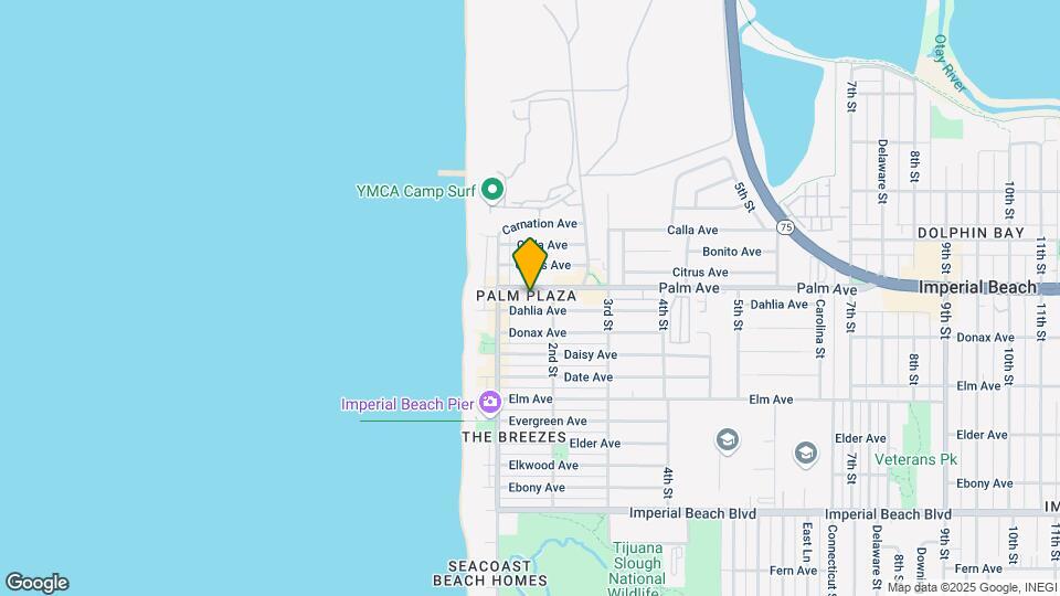 129 Palm Ave Map and Location Details
