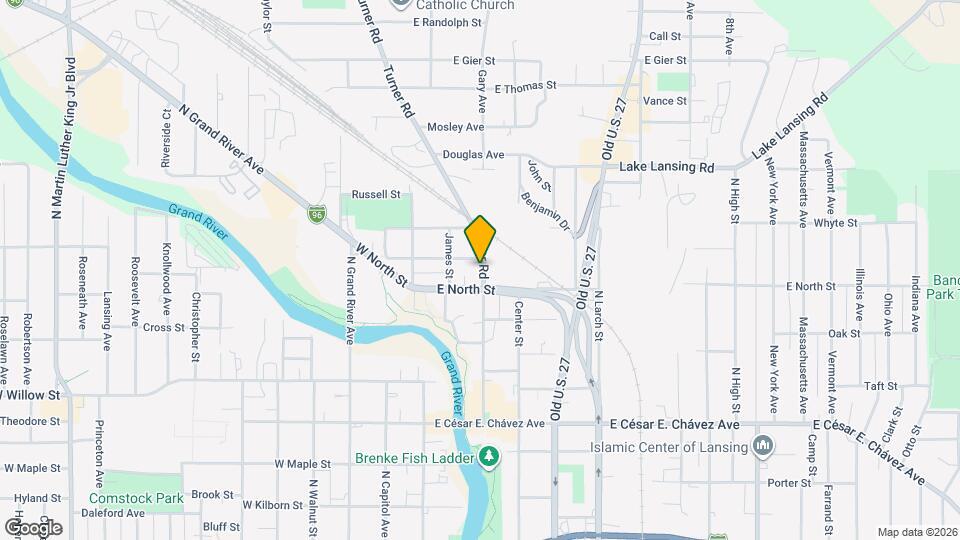 1617 Turner Rd Map and Location Details