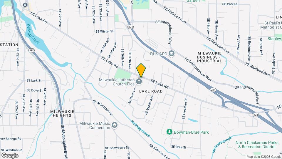 3808 SE Lake Rd-Unit -3808 SE lake Rd Map and Location Details