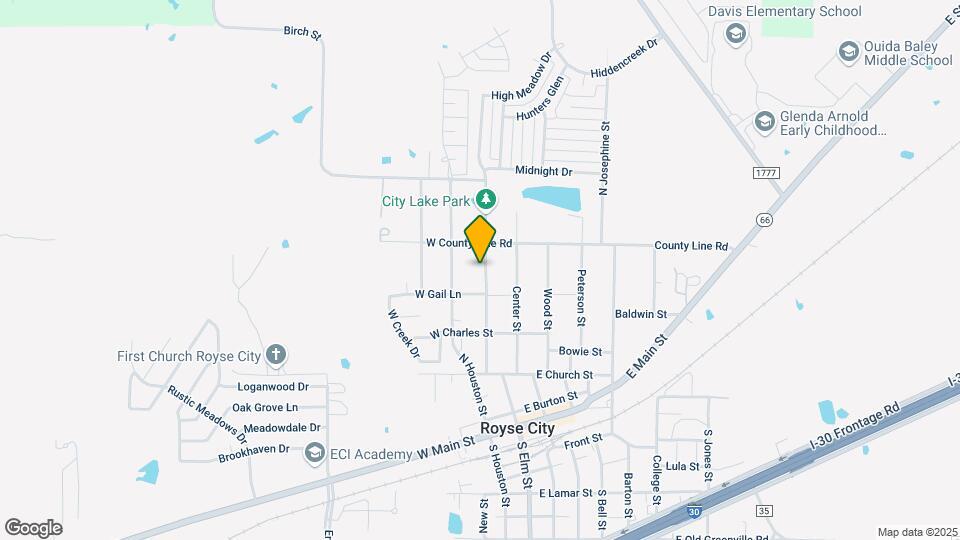 903 Live Oak St Map and Location Details