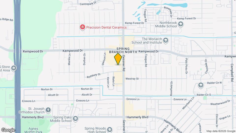 2689 Gessner Rd Map and Location Details