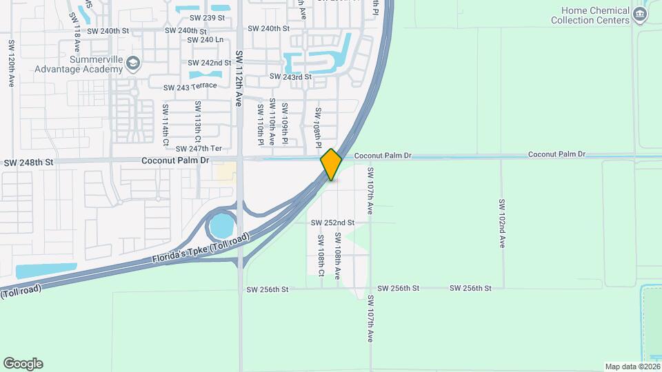 24970 SW 108th Ave Map and Location Details