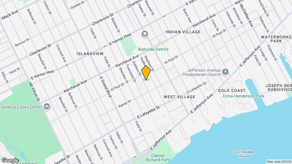 1464 Baldwin St Map and Location Details